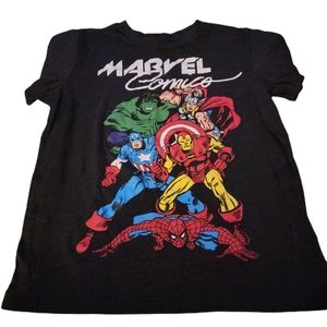 Marvel Comics Graphic Print Tee Shirt Large 11 - 13
